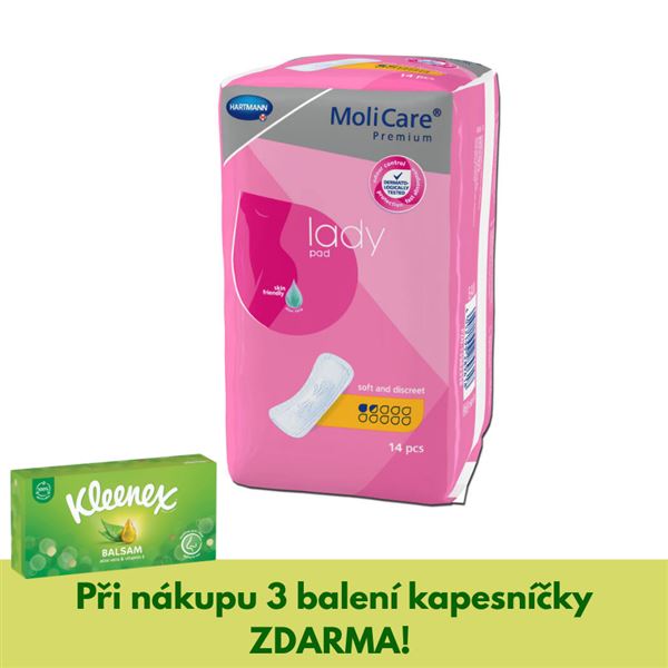Vložky MoliCare Lady 1,5 kapky