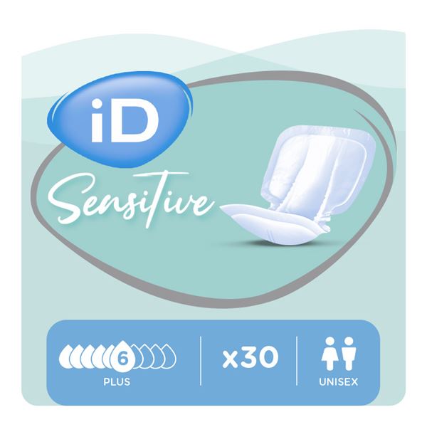 Vložné pleny iD Senisitive Form Plus, 30ks