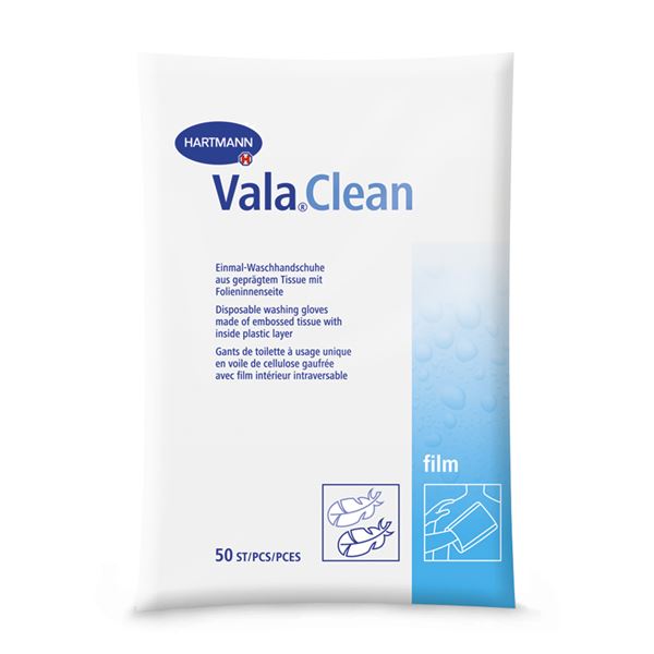ValaClean film mycí žínky s folií 16 x 26 cm (50ks)