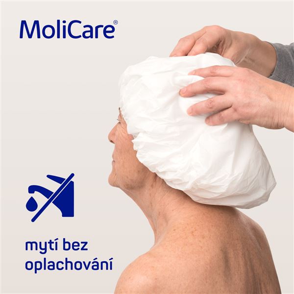Molicare Skin čepice se šamponem a kondicionerem