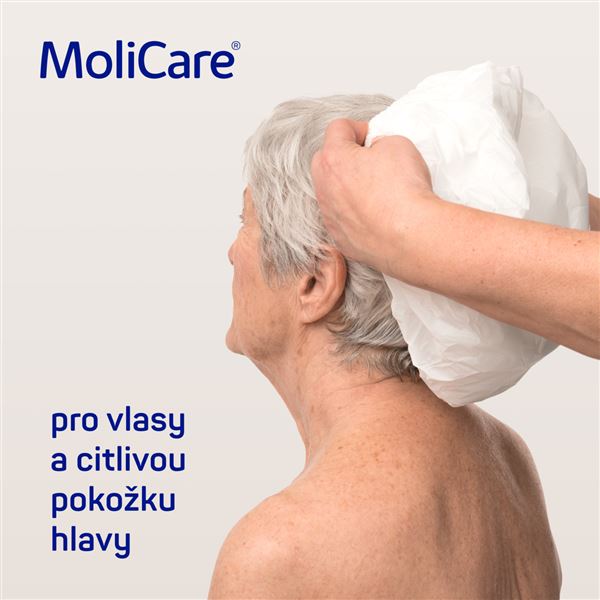 Molicare Skin čepice se šamponem a kondicionerem