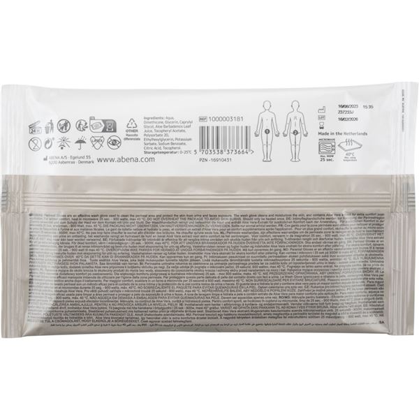 Vlhčené žínky pro hygienu intimních partií, 15x22 cm