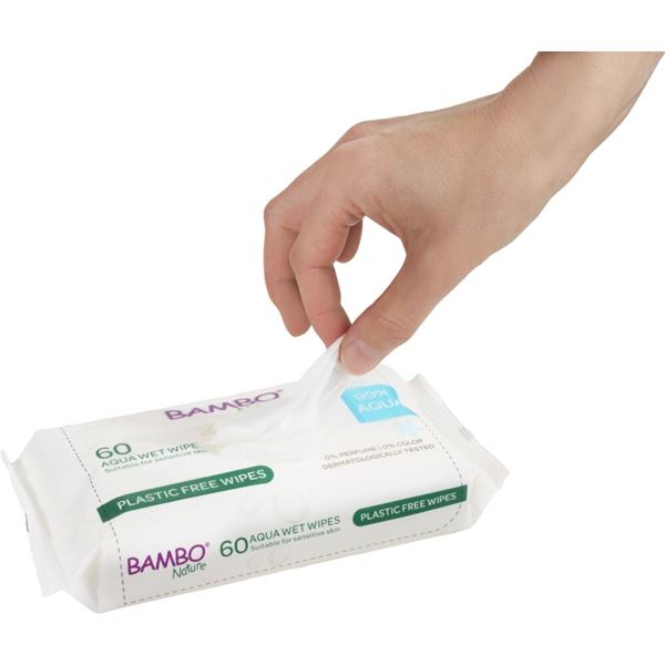 Abena Bambo Nature Vlhčené ubrousky AQUA