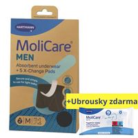 Molicare Men pratelné boxerky vel. M + 5 vložek