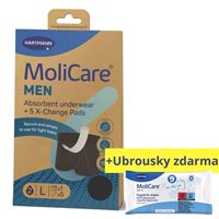 Molicare Men pratelné boxerky vel. L + 5 vložek