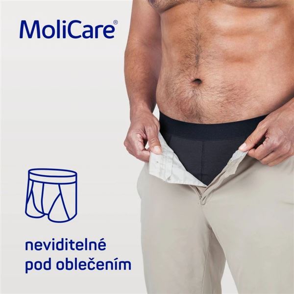 Molicare Men pratelné boxerky vel. L + 5 vložek