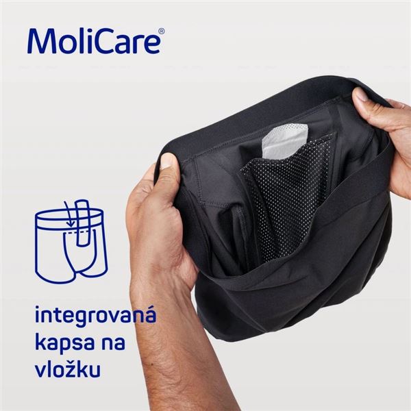 Molicare Men pratelné boxerky vel. L + 5 vložek