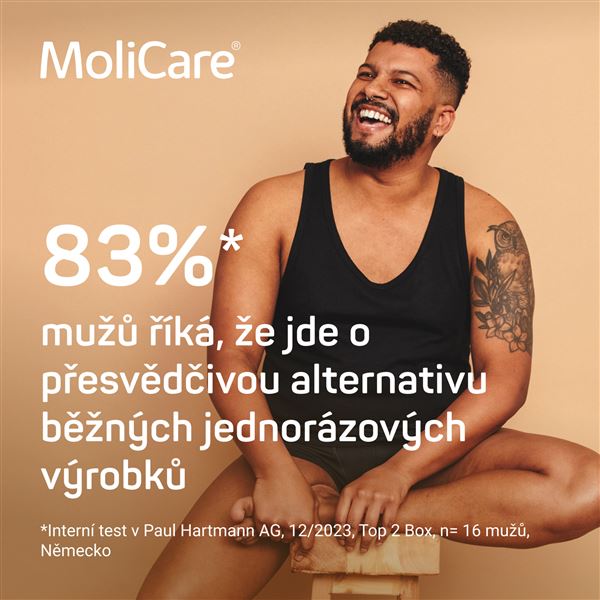 Molicare Men pratelné boxerky vel. L + 5 vložek