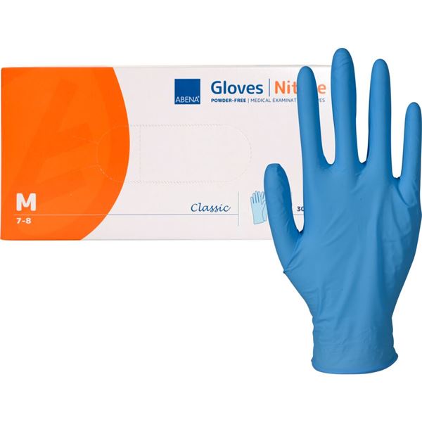 Rukavice Nitril modré, vel. M (6-7) , bal.30ks