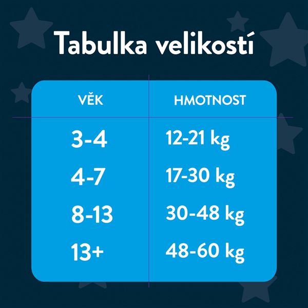 Navlékací kalhotky DryNites Mega pro chlapce 4-7 let, 26ks