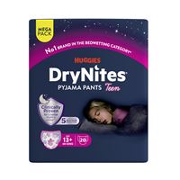 Navlékací kalhotky DryNites Mega pro dívky 13+ let, 20ks