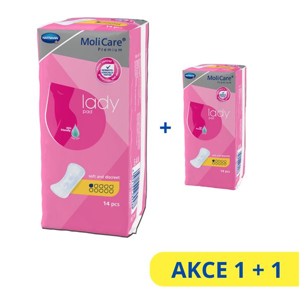 Vložky MoliCare Lady 1 kapka 1+1
