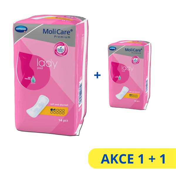 Vložky MoliCare Lady 1,5 kapky 1+1