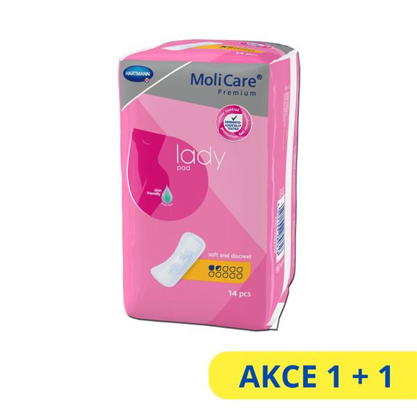 Vložky MoliCare Lady 1,5 kapky 1+1