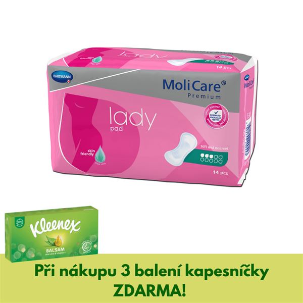 Vložky MoliCare Lady 3 kapky