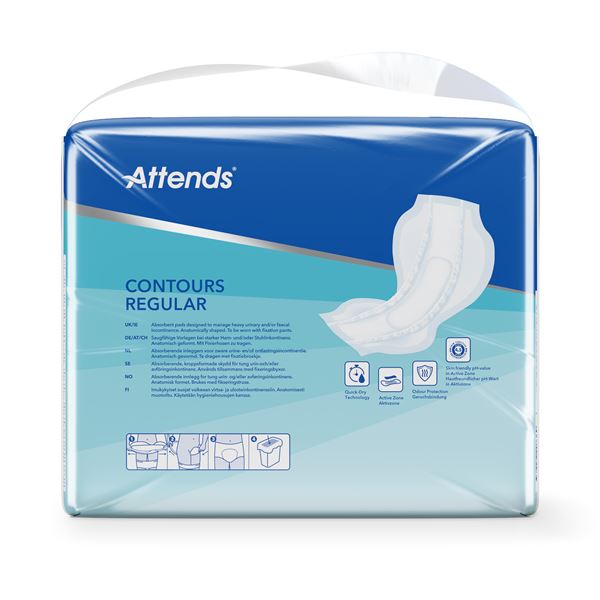 Vložné pleny Attends Contours Super Plus