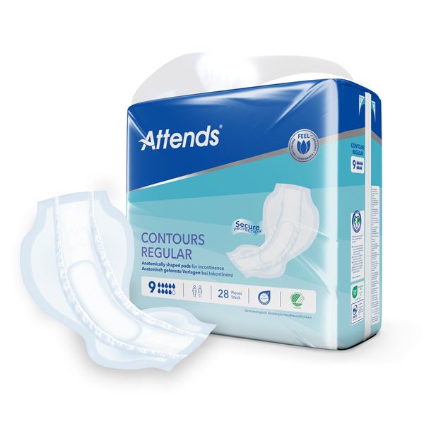 Vložné pleny Attends Contours Maxi