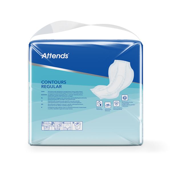 Vložné pleny Attends Contours Maxi