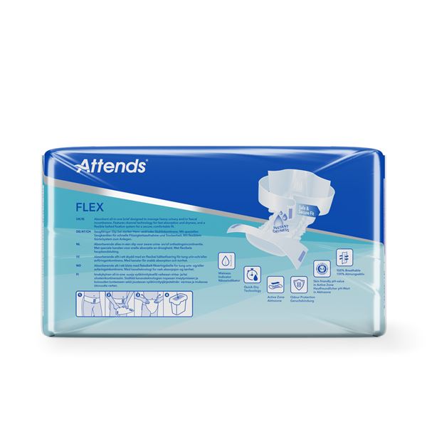 Kalhotky s pásem Attends Flex Extra Small