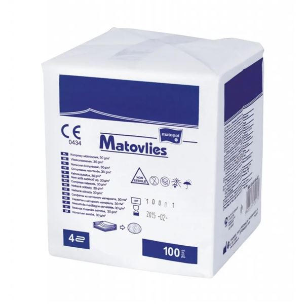 Kompresy netk. textil Matopat Matovlies 100ks
