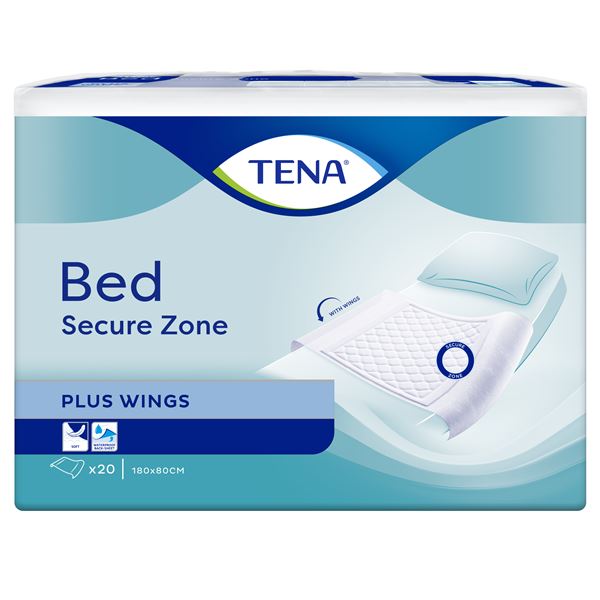 Podložky absorpční Tena Bed Plus Wings 180x80cm se záložkami
