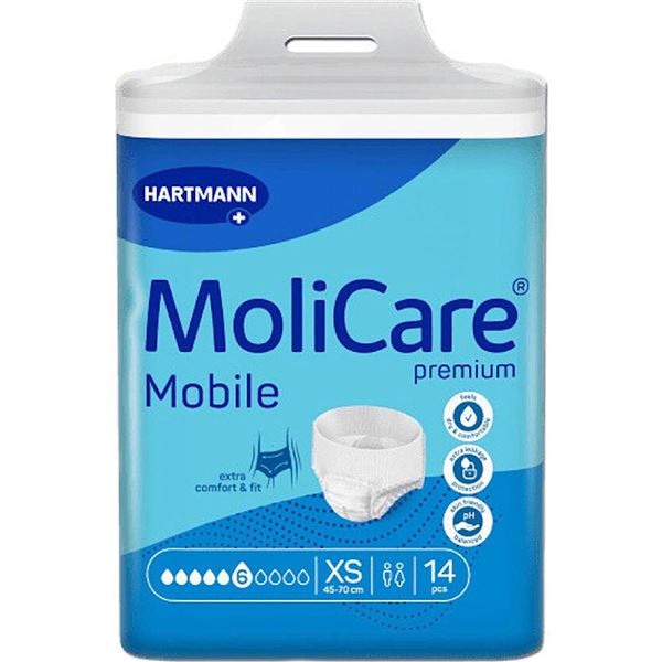 MoliCare Mobile 6 kapek XS 14 ks
