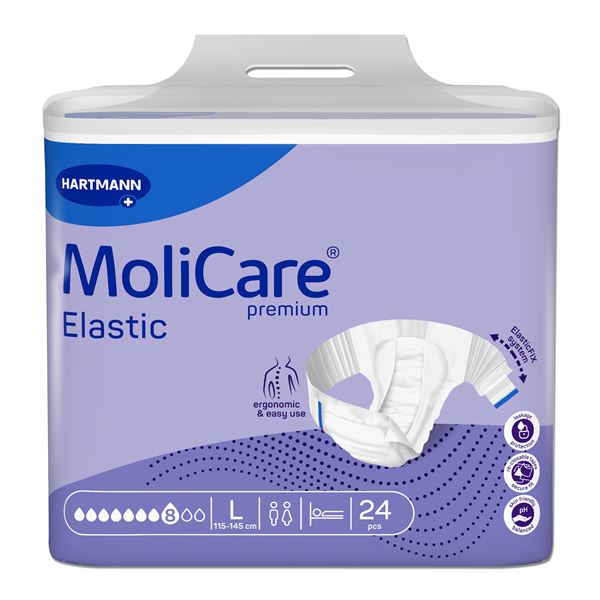 MoliCare Elastic 8 kapek L 24 ks