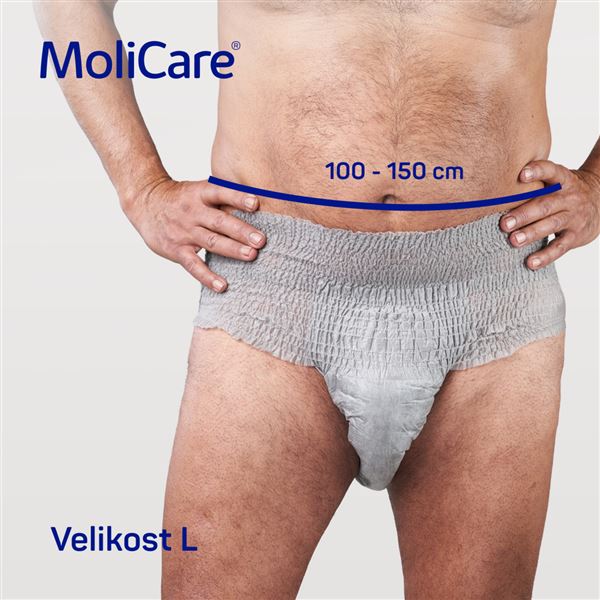 Kalhotky navlékací MoliCare Men Pants 5 kapek L