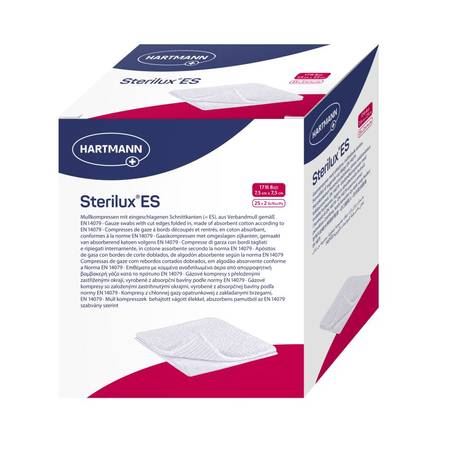 GÁZA SKLÁDANÁ KOMPRESY STERILNÍ STERILUX 10X10CM,8 VRSTEV,25X2KS