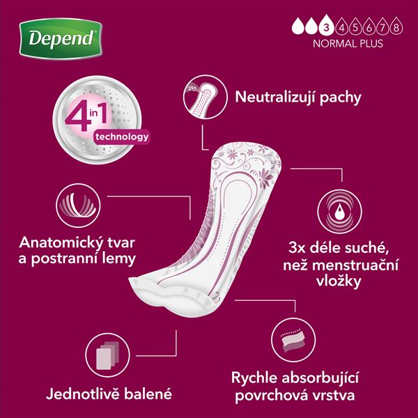 Depend Normal Plus 12 ks