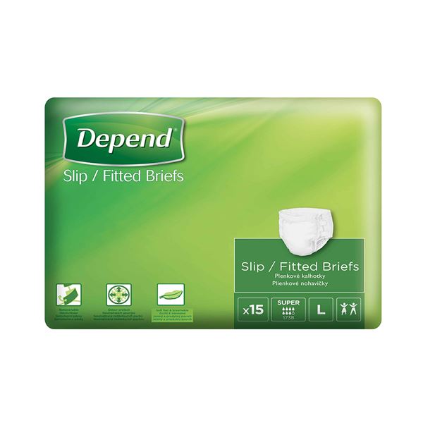 Depend Slip Super L 15 ks