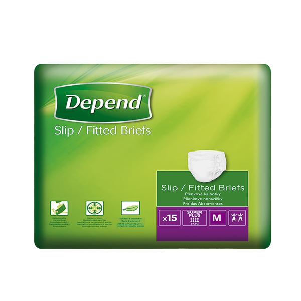 Depend Slip Super Plus M 15 ks
