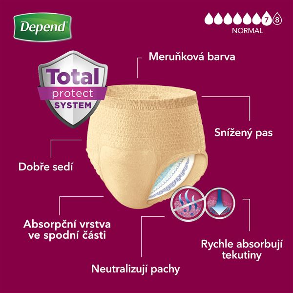 Depend Normal L pro ženy 9 ks