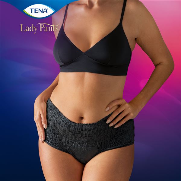 TENA Lady Pants Plus Noir Large 8 ks