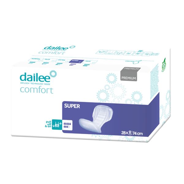Vložné pleny Dailee Comfort Premium Super XL 28ks