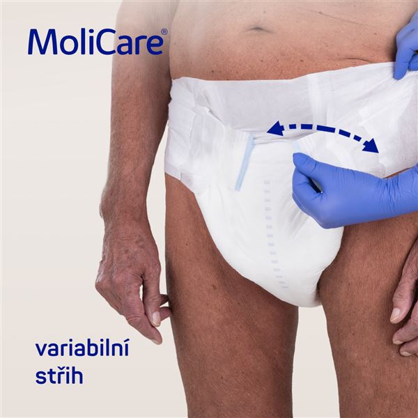Kalhotky zalepovací MoliCare Elastic 10 kapek M