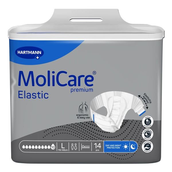 Kalhotky zalepovací MoliCare Elastic 10 kapek L