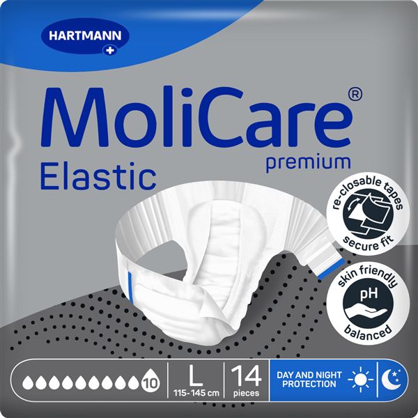 Kalhotky zalepovací MoliCare Elastic 10 kapek L
