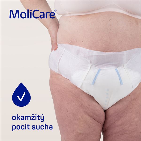 Kalhotky zalepovací MoliCare Elastic 10 kapek L