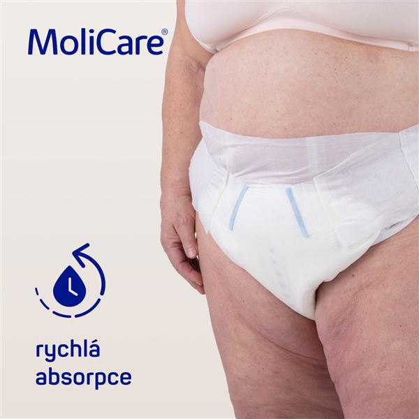 Kalhotky zalepovací MoliCare Elastic 10 kapek L