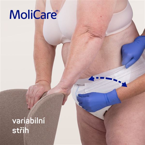 Kalhotky zalepovací MoliCare Elastic 10 kapek L