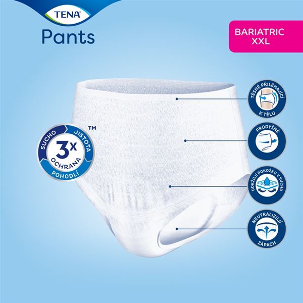 TENA Pants Plus Bariatric XXL 12 ks