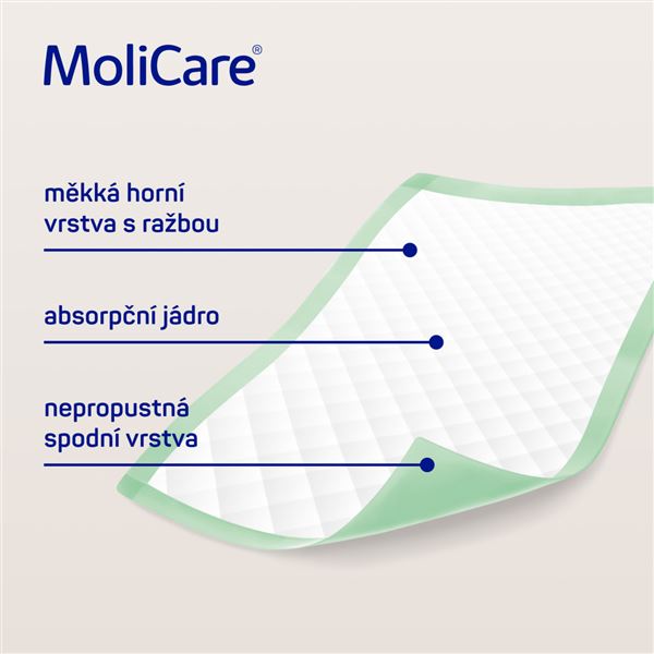 Podložky MoliCare Bed Mat 8 kapek 60x60 cm