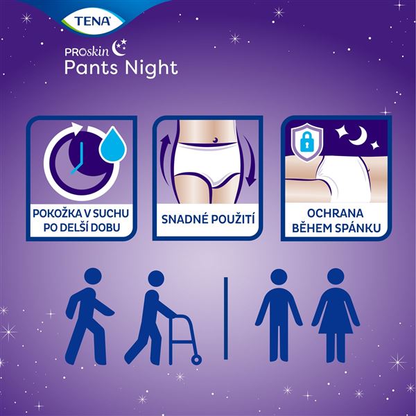 TENA Pants Night Super M 10 ks