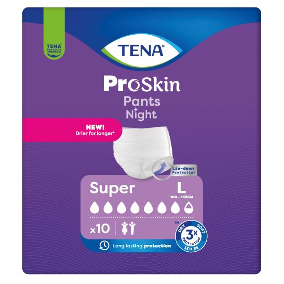 TENA Pants Night Super L 10 ks