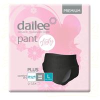 Dailee Pants Premium Plus Lady L Black 15 ks