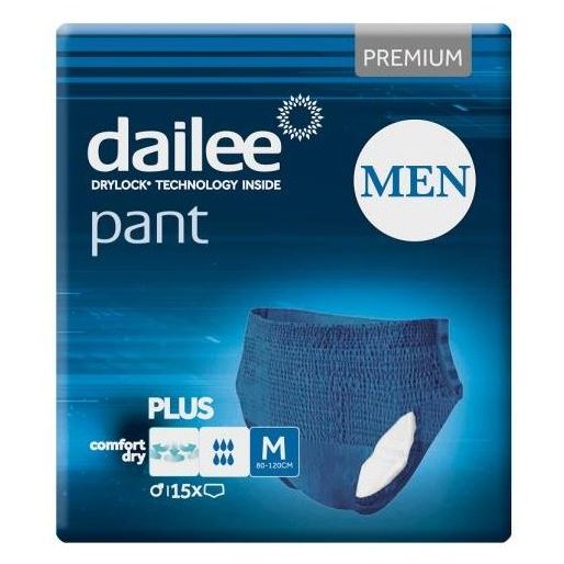 Dailee Pants Premium Plus Men M Blue 15 ks