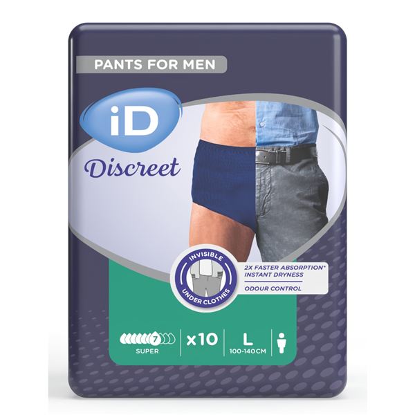 Navlékací kalhotky iD Pants For Men Large Super 