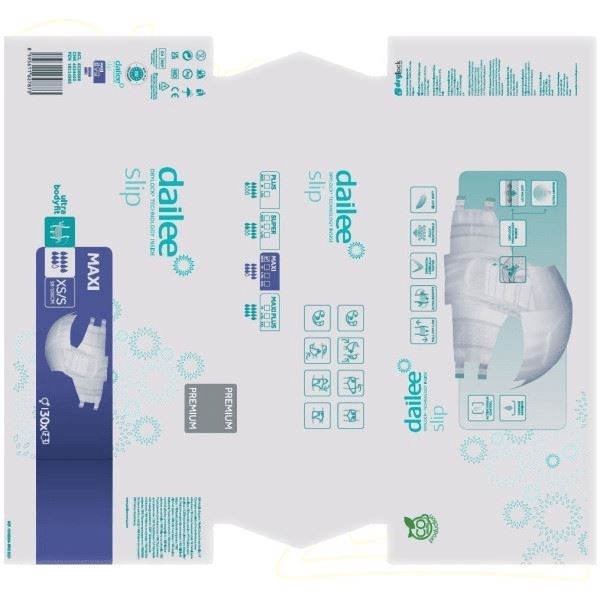 Kalhotky zalepovací Dailee Slip Premium Maxi XS/S