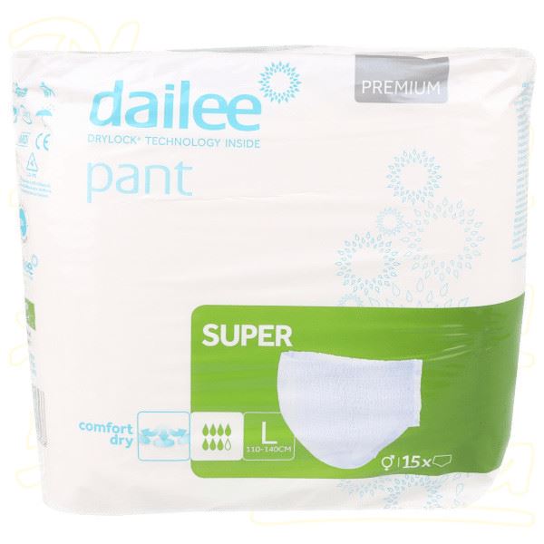 Dailee Pants Premium Super L 15 ks